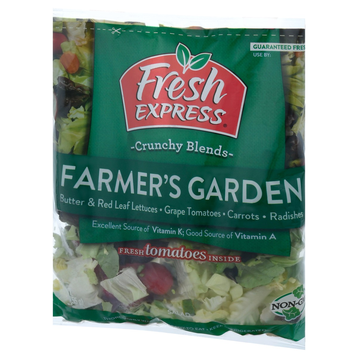 slide 2 of 9, Fresh Express Crunchy Blends Farmer's Garden Salad 9 oz, 9 oz