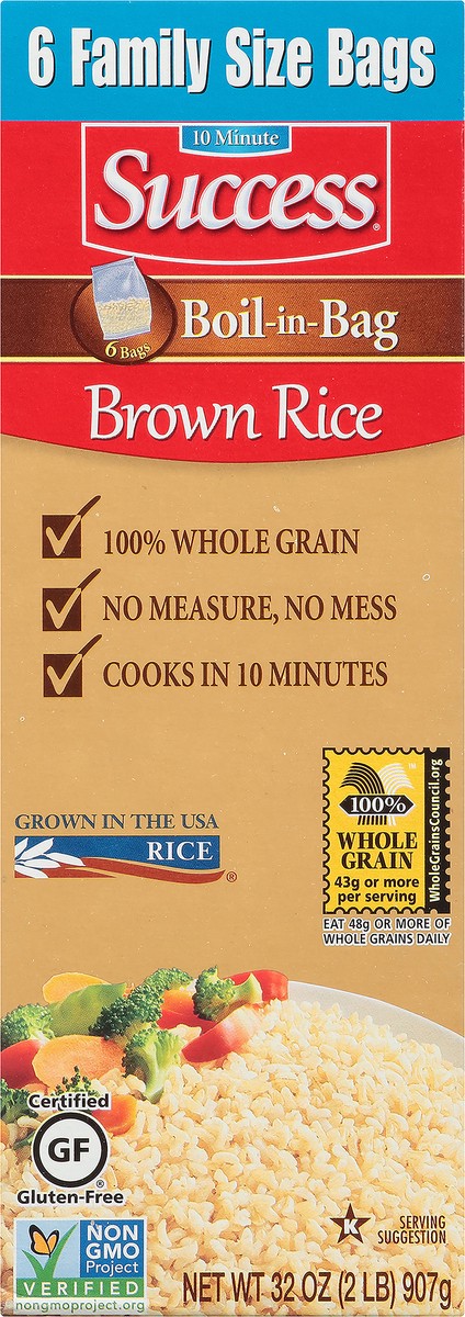 slide 2 of 11, Success Brown Rice, 6 ct