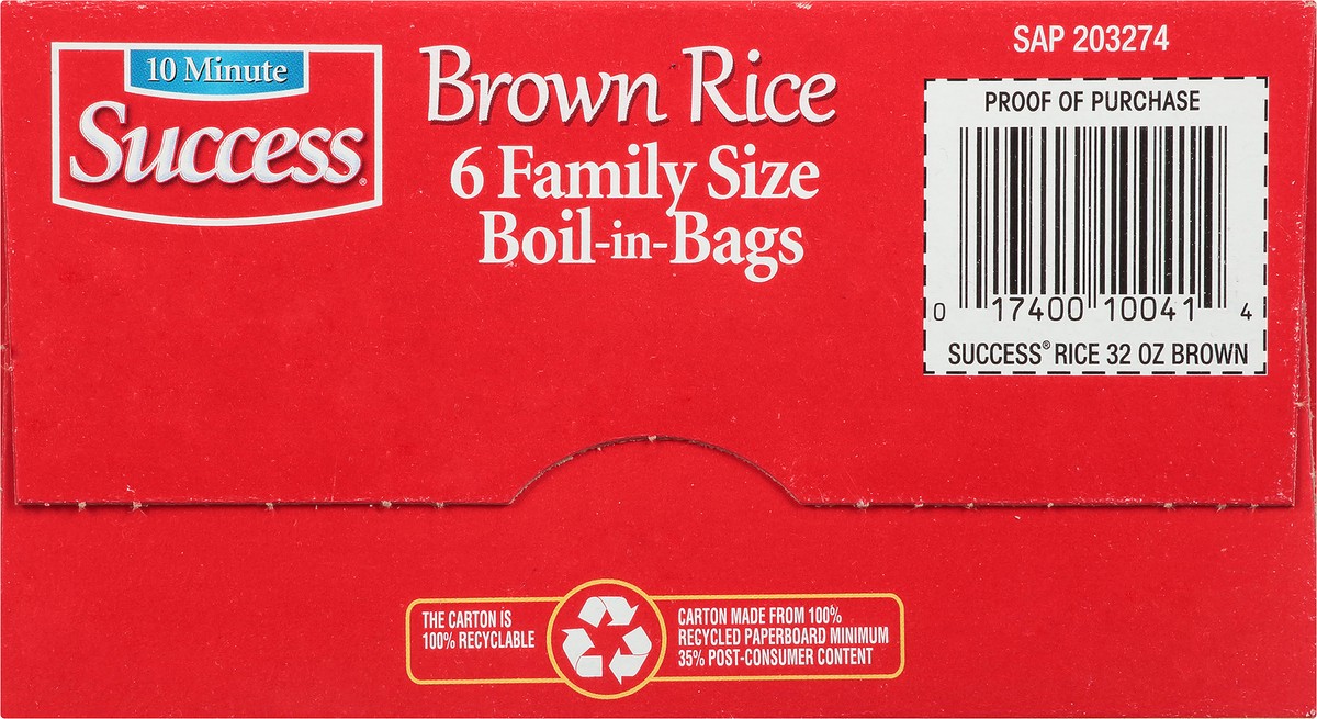 slide 4 of 11, Success Brown Rice, 6 ct