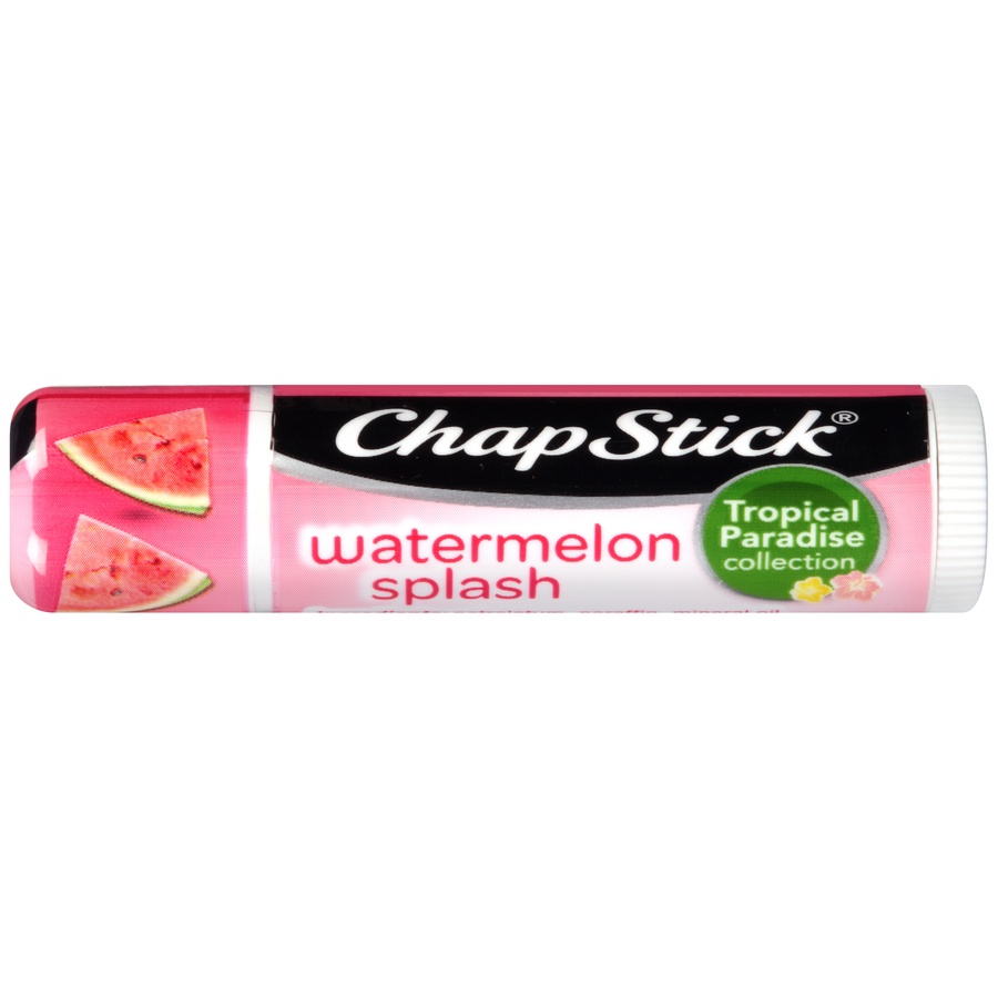 slide 1 of 7, ChapStick Tropical Collection (Watermelon Splash Flavor, 0.15 oz