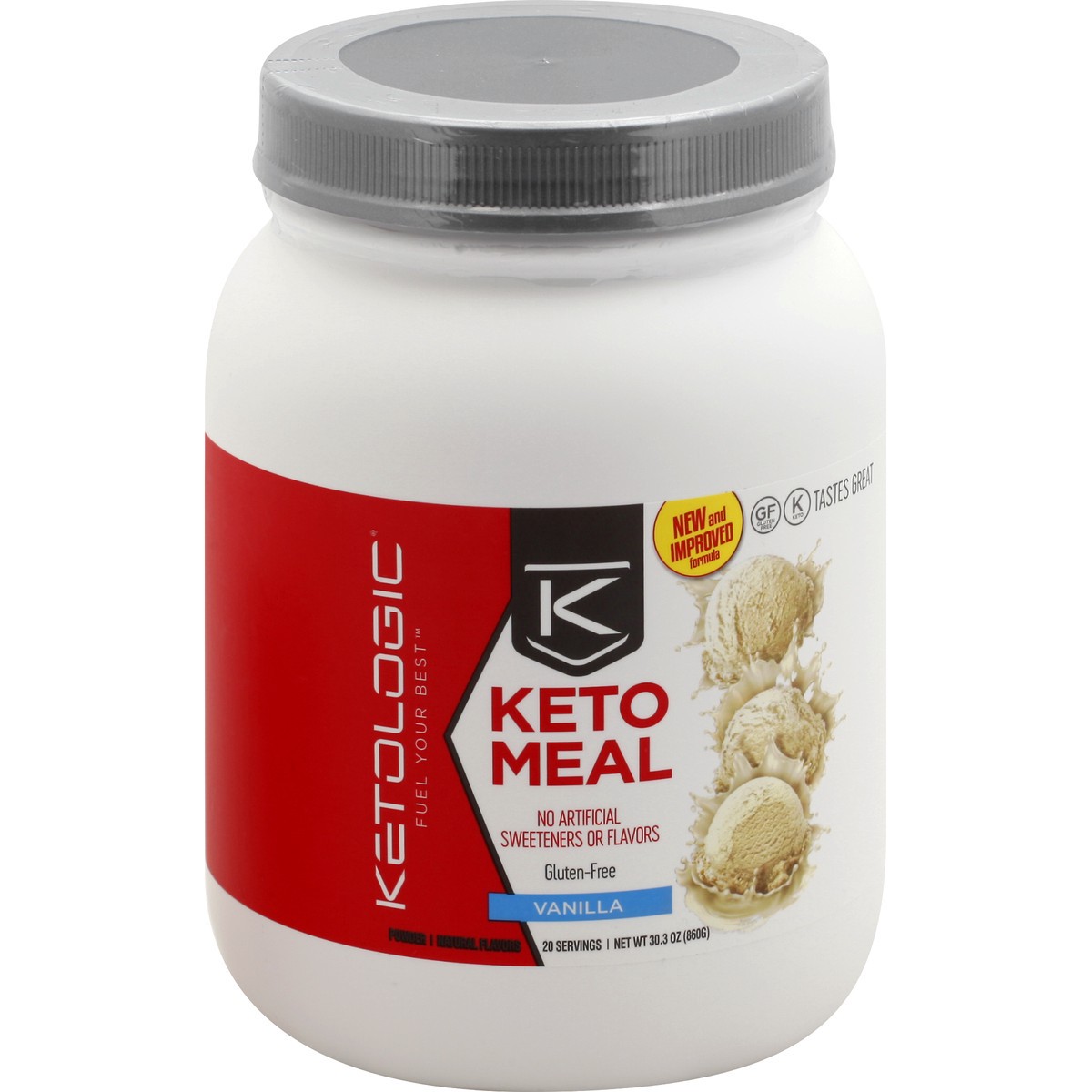 slide 2 of 8, KetoLogic Powder 30.3 oz, 30.3 oz