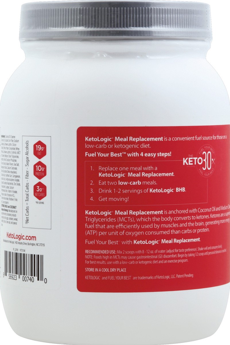 slide 3 of 8, KetoLogic Powder 30.3 oz, 30.3 oz