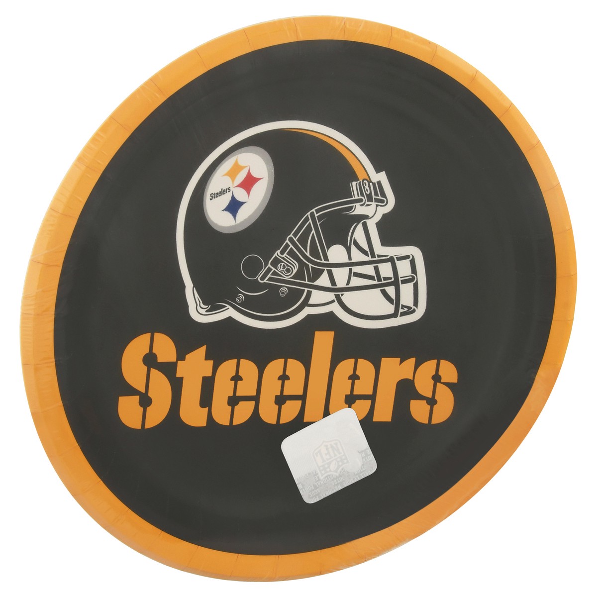slide 11 of 11, NFL Sturdy Style Pittsburgh Steelers Plates 6-7/8 Inch 8 ea, 1 ct