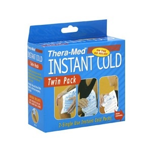 slide 1 of 1, Theramed Single Use Instant Cold Pack, 2 ct