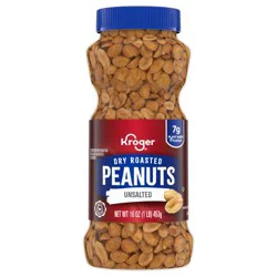 Kroger® Dry Roasted Unsalted Peanuts