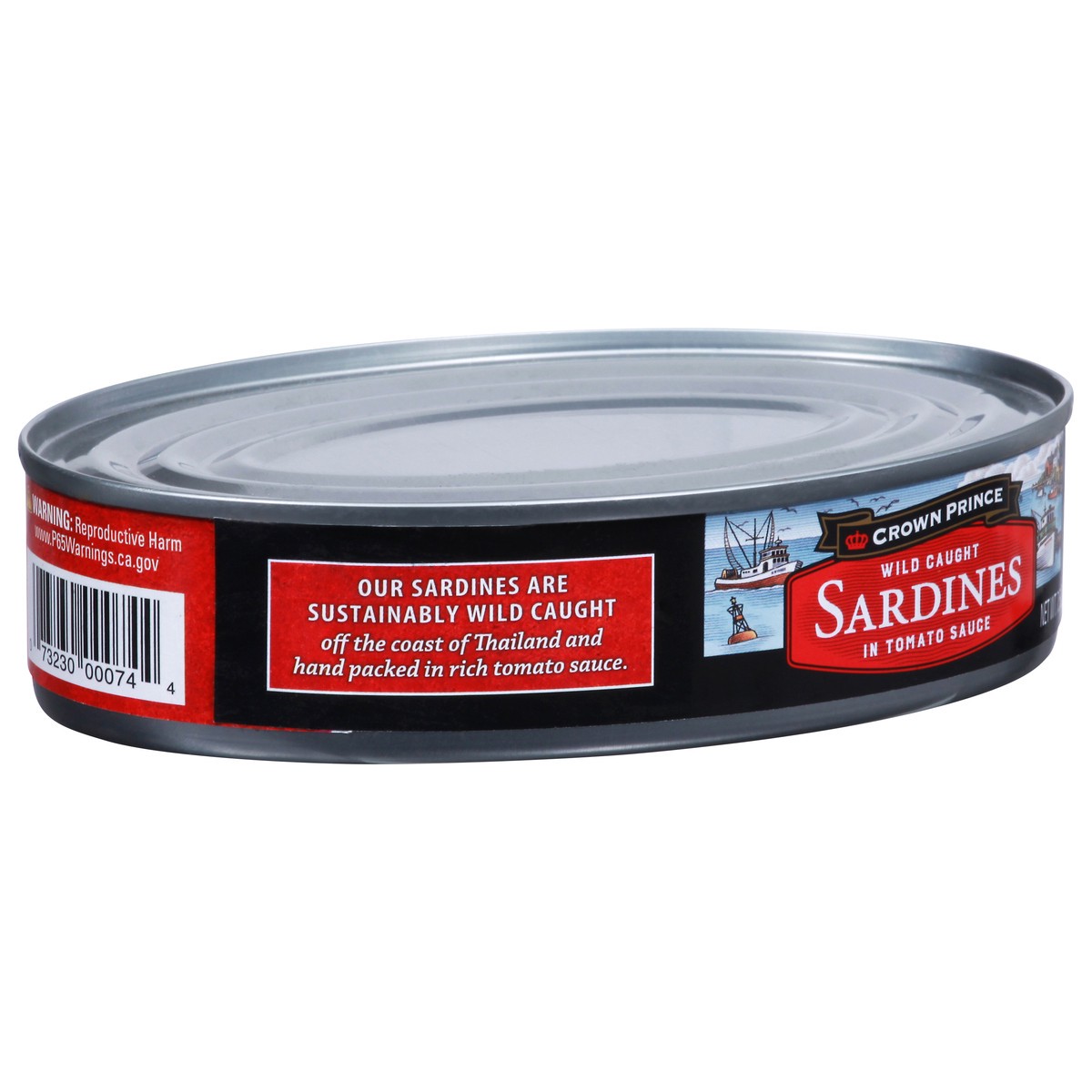 slide 5 of 9, Crown Prince Wild Caught Sardines in Tomato Sauce 7.5 oz, 7.5 oz