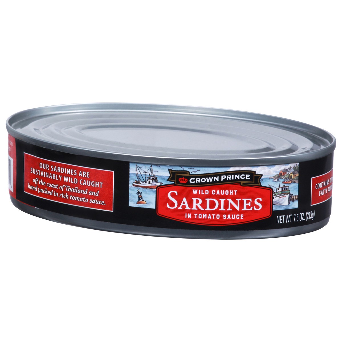 slide 4 of 9, Crown Prince Wild Caught Sardines in Tomato Sauce 7.5 oz, 7.5 oz