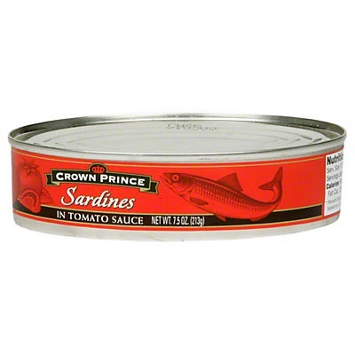 slide 1 of 1, Crown Prince Sardines in Tomato Sauce, 7.5 oz
