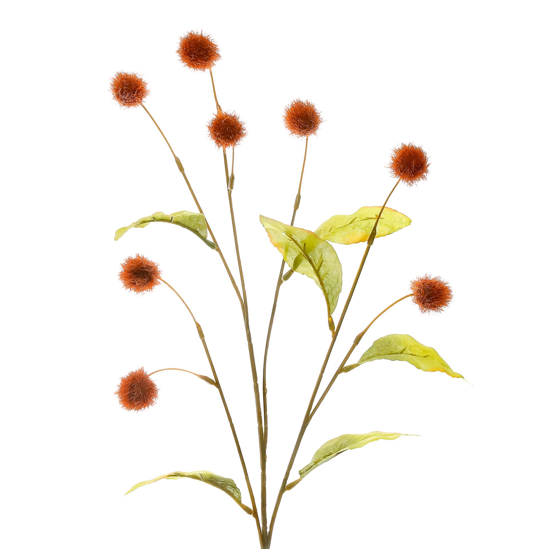 slide 2 of 3, 35" Brown Pom Pom Stem By Ashland, 35 in x 9 in x 2 in