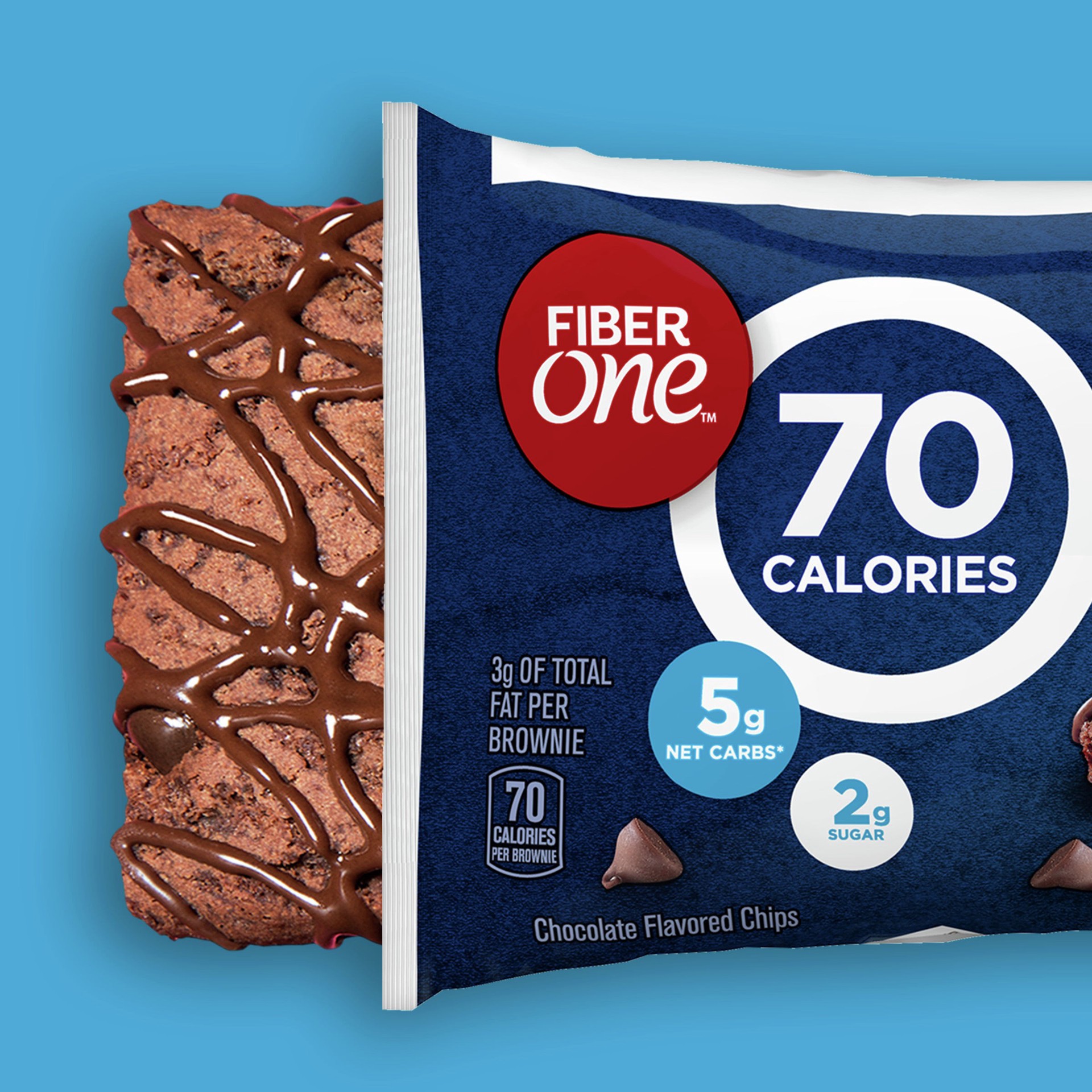 slide 11 of 26, Fiber One 70 Calorie Brownies, Chocolate Fudge, Snack Bars, Value Pack, 12 Bars, 10.6 oz, 12 ct