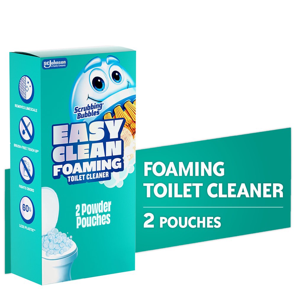 slide 4 of 6, Scrubbing Bubbles Easy Clean Foaming Toilet Cleaner, 2 ct; 3.5 oz