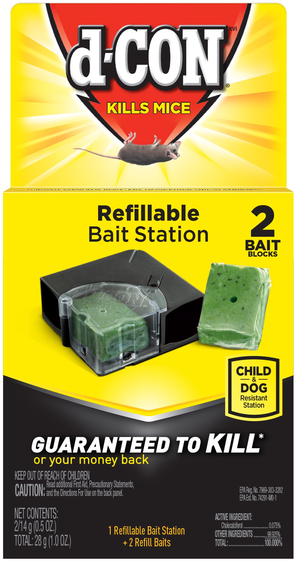 slide 1 of 9, d-Con Bait Station Corner Fit - 8/(1+2) ct., 1 ct