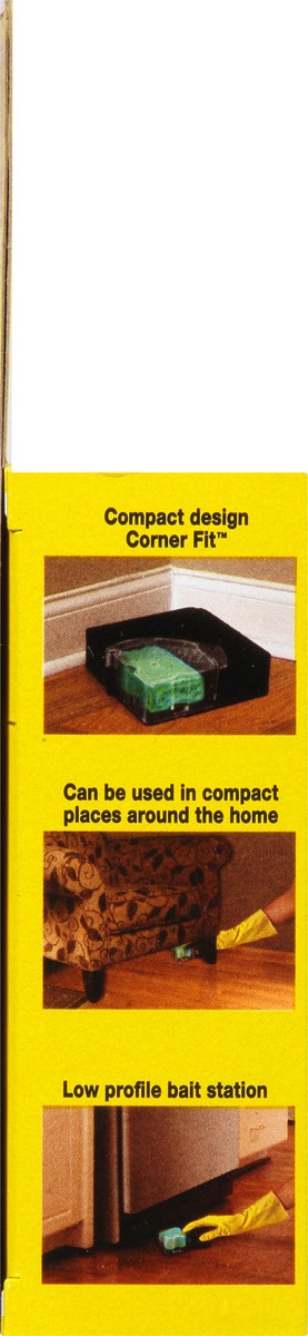 slide 3 of 9, d-Con Bait Station Corner Fit - 8/(1+2) ct., 1 ct