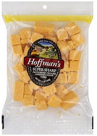 slide 1 of 1, Hoffman's Super Sharp Cheddar Cheese, 12 oz