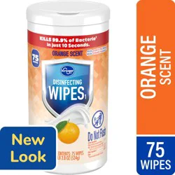 Kroger Orange Scented Disinfecting Wipes