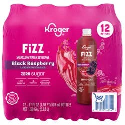 Kroger® Fizz Zero Sugar Black Raspberry Sparkling Water