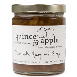 Quince & Apple Pear Preserves With Honey & Ginger
