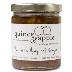 Quince & Apple Pear Preserves With Honey & Ginger