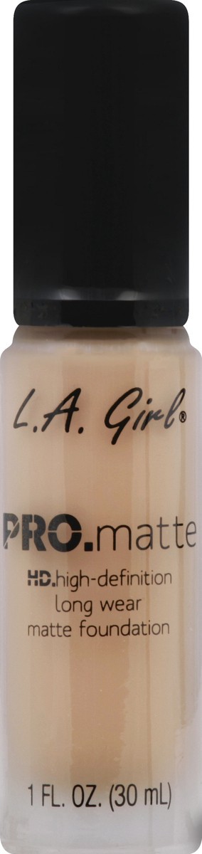 slide 1 of 3, La Girl Pro Matte Foundation Medium Beige, 1 ct