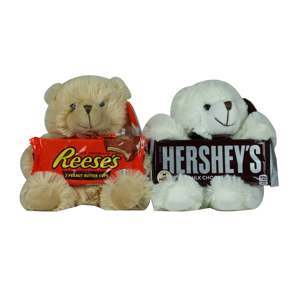 slide 1 of 1, Hershey's Teddy Bear With Hershey Candy Bar, 1 ct