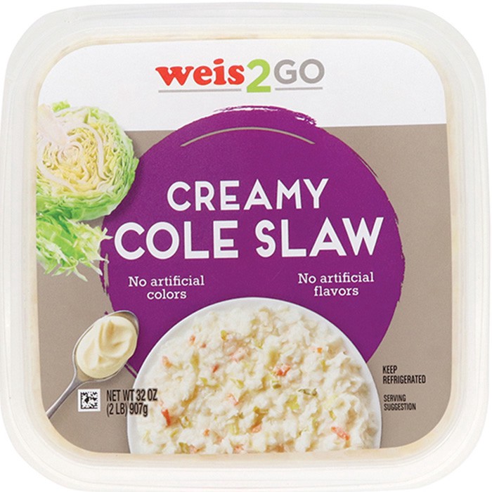 slide 1 of 1, Creamy Cole Slaw Deli Salad, 2 lb