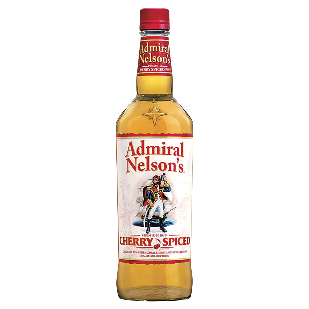slide 1 of 1, Admiral Nelson's Cherry Spiced Rum, 4 ct; 187 ml