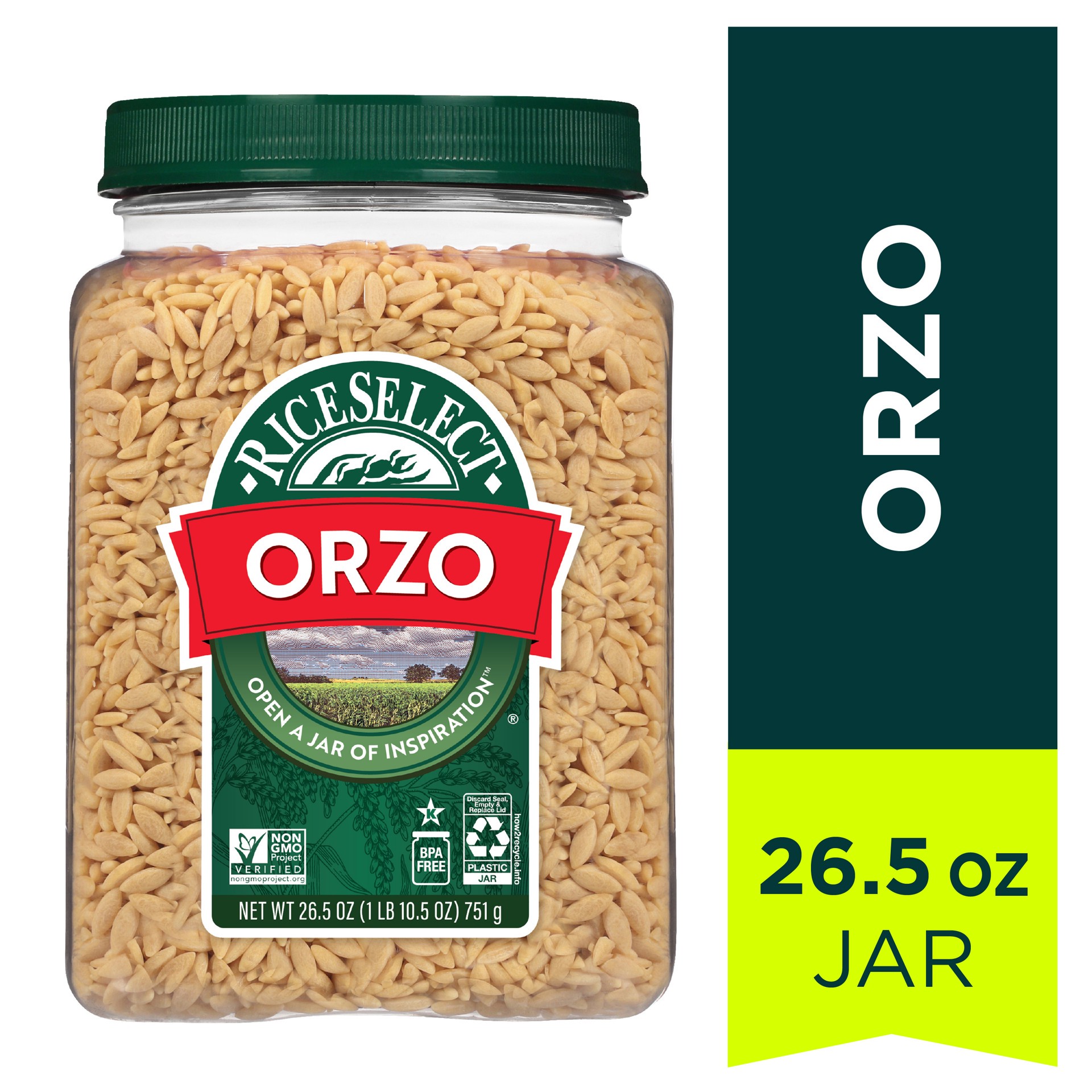 slide 1 of 9, RiceSelect Rice Select Orzo Pasta Nat - 26.5 oz, 26.5 oz