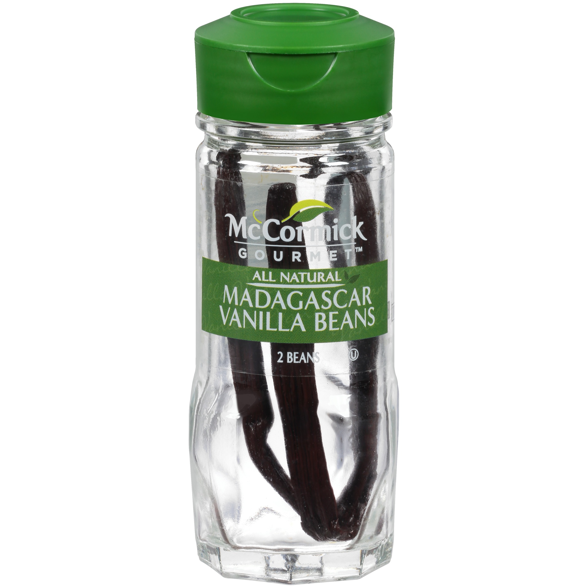 slide 1 of 1, McCormick Gourmet All Natural Madagascar Vanilla Beans, 2 ct