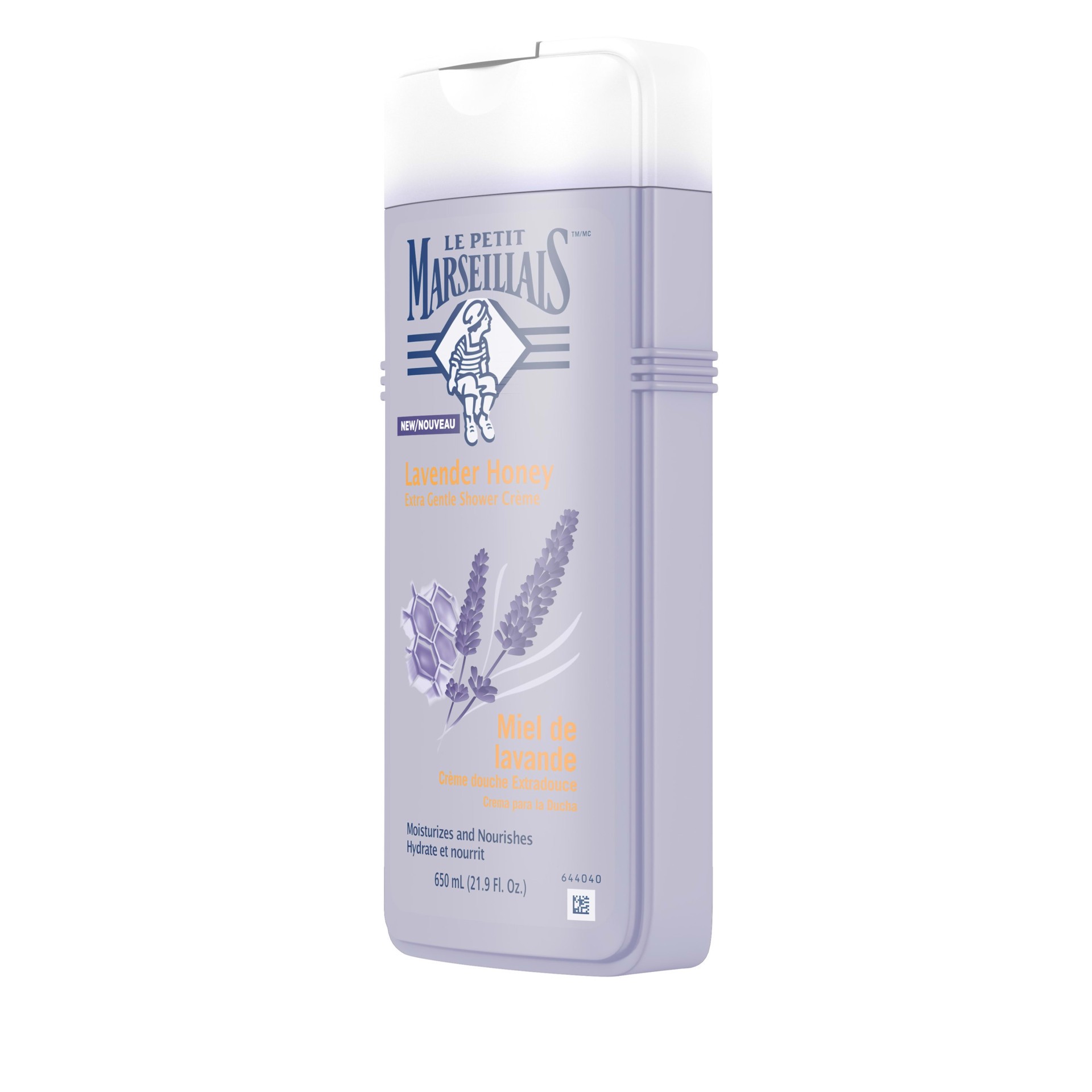 slide 2 of 5, LE PETIT MARSEILLAIS™ Extra Gentle Shower Crème, Lavender Honey, 650 mL, 650 ml