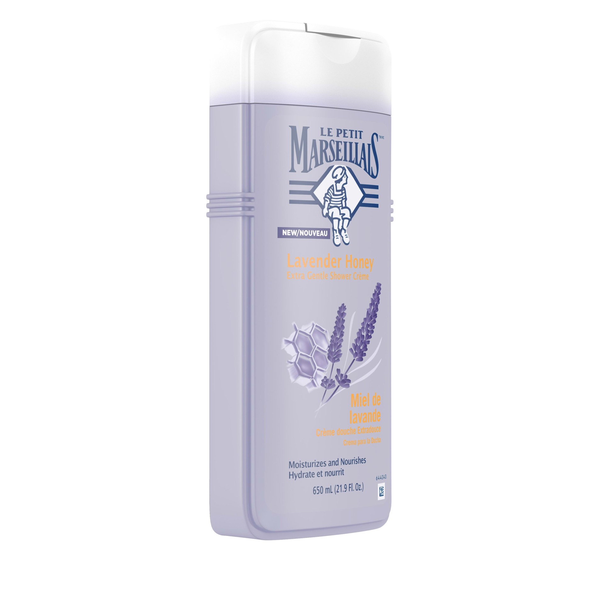 slide 4 of 5, LE PETIT MARSEILLAIS™ Extra Gentle Shower Crème, Lavender Honey, 650 mL, 650 ml