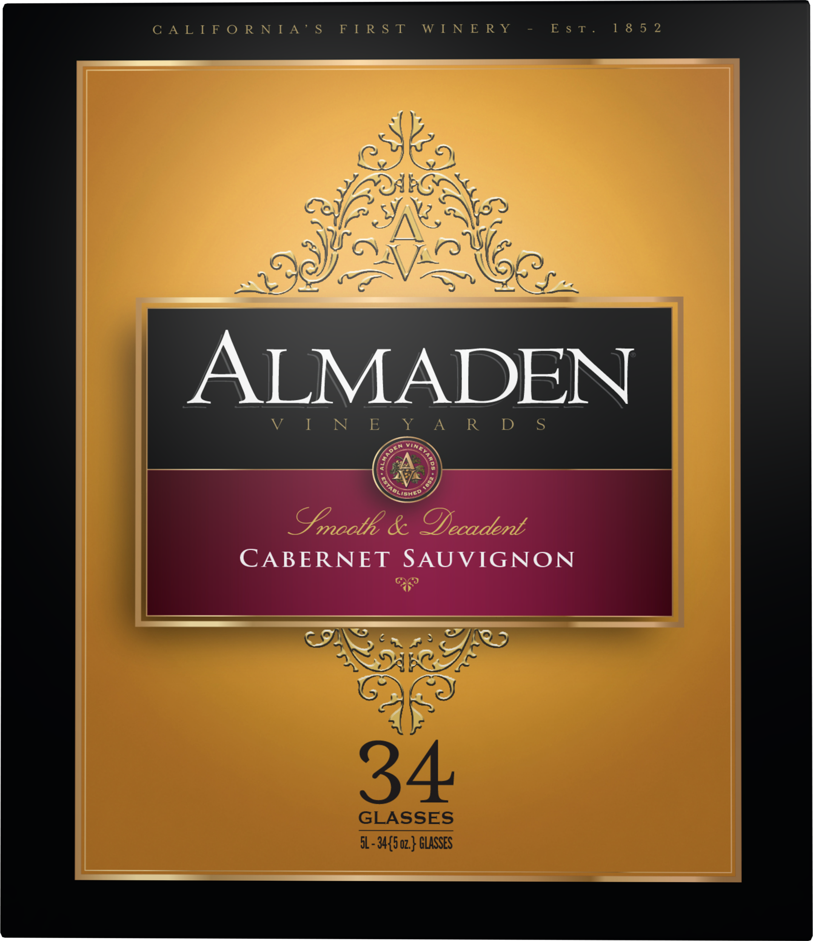 slide 2 of 3, Almaden Vineyards Cabernet Sauvignon Red Wine, 5 liter