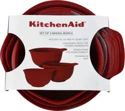 KitchenAid Set of 3 Mixing Bowls 3 ea