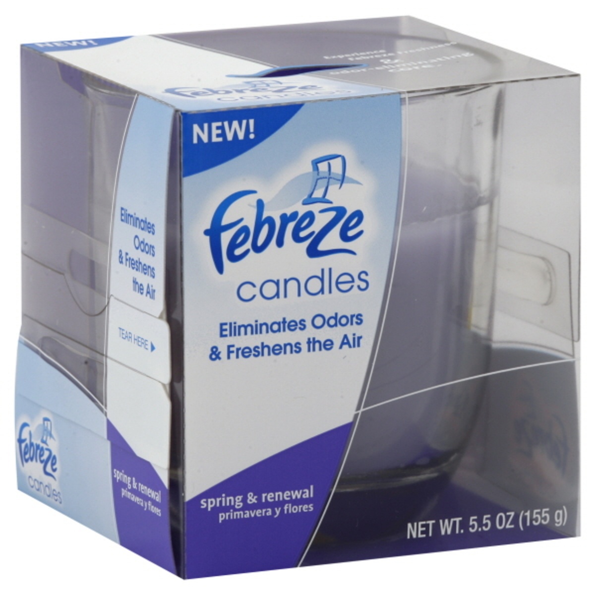 slide 1 of 1, Febreze Candles 5.5 oz, 5.5 oz