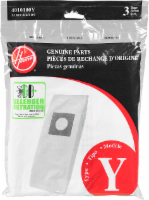 slide 1 of 1, Hoover Genuine Parts Vacuum Bags - White, 3 ct