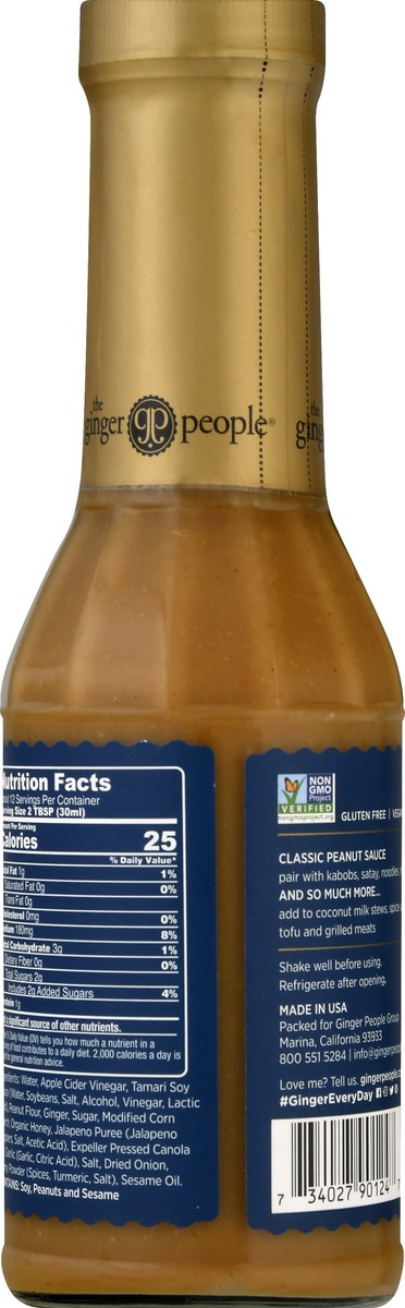 slide 5 of 9, Ginger People Peanut Sauce, 12.7 oz