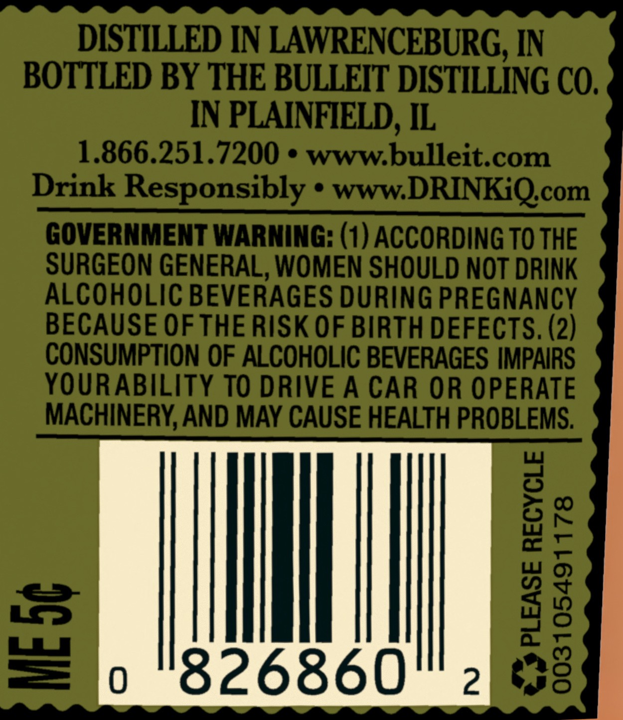 slide 8 of 8, Bulleit Rye 50Ml, 50 ml