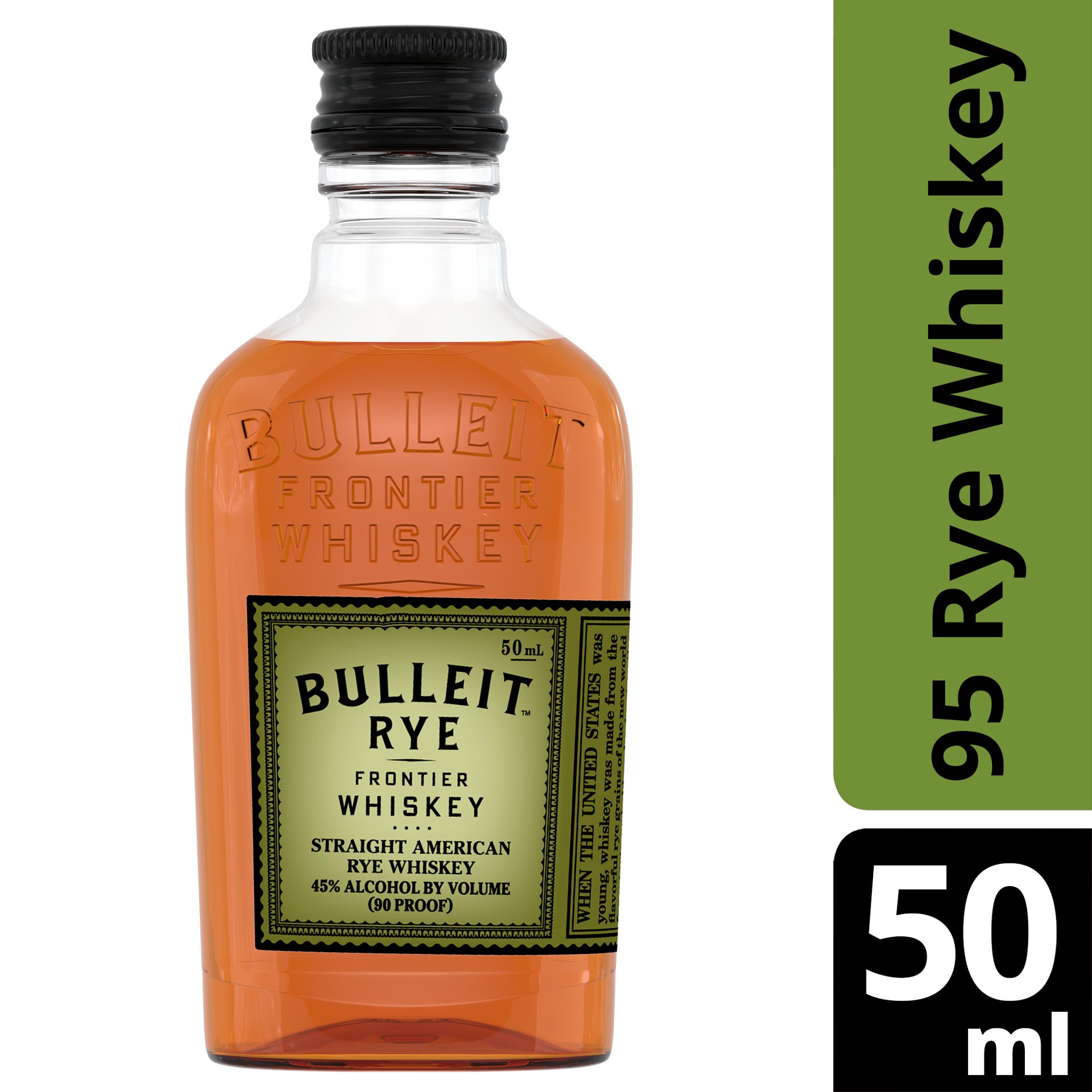 slide 3 of 8, Bulleit Rye 50Ml, 50 ml