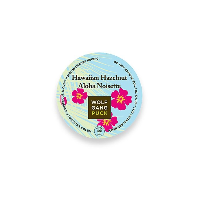 slide 1 of 1, Wolfgang Puck Hawaiian Hazelnut Coffee Keurig K-Cup Pods, 18 ct