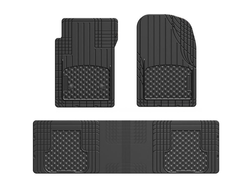 slide 1 of 1, Weathertech Trim-To-Fit Mat Set - Black, 3 ct