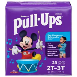 Pull-Ups Boys' Potty Training Pants, 2T-3T (16-34 lbs) - 23 ct