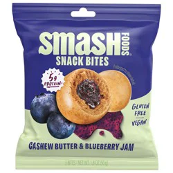 Smash Foods Smash Cashew Butter & Blueberry Jam Snack Bites