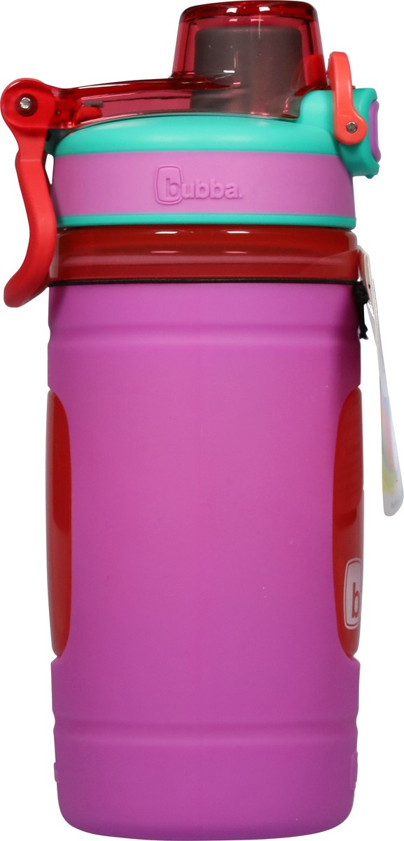 slide 9 of 9, bubba Flo Kids Water Bottle with Silicone Sleeve, Mixed Berry & Watermelon, 1 ct