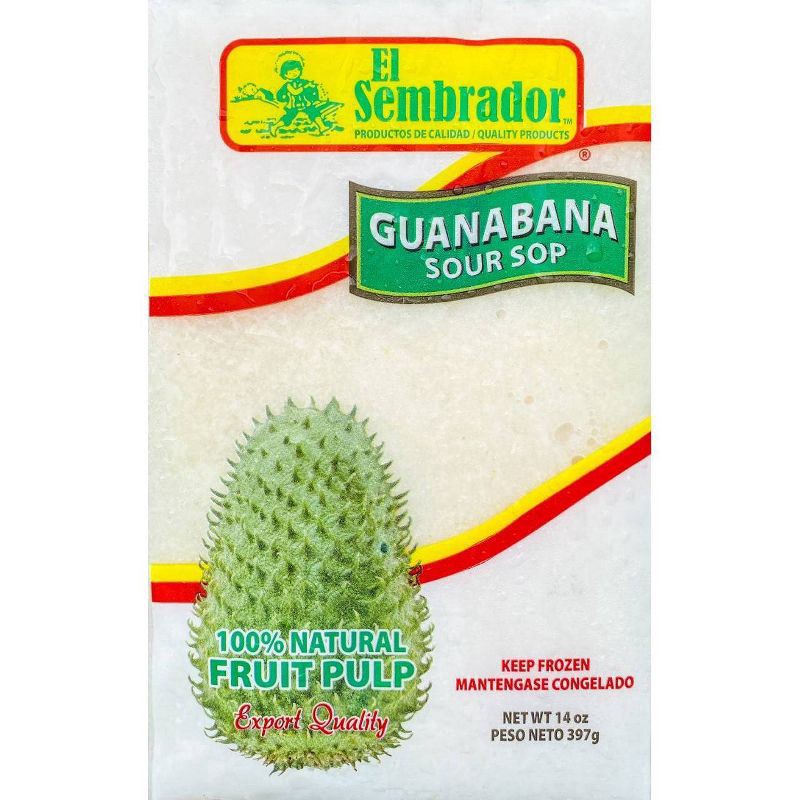 slide 1 of 1, El Sembrador Frozen Pulp Soursop - 14oz, 14 oz