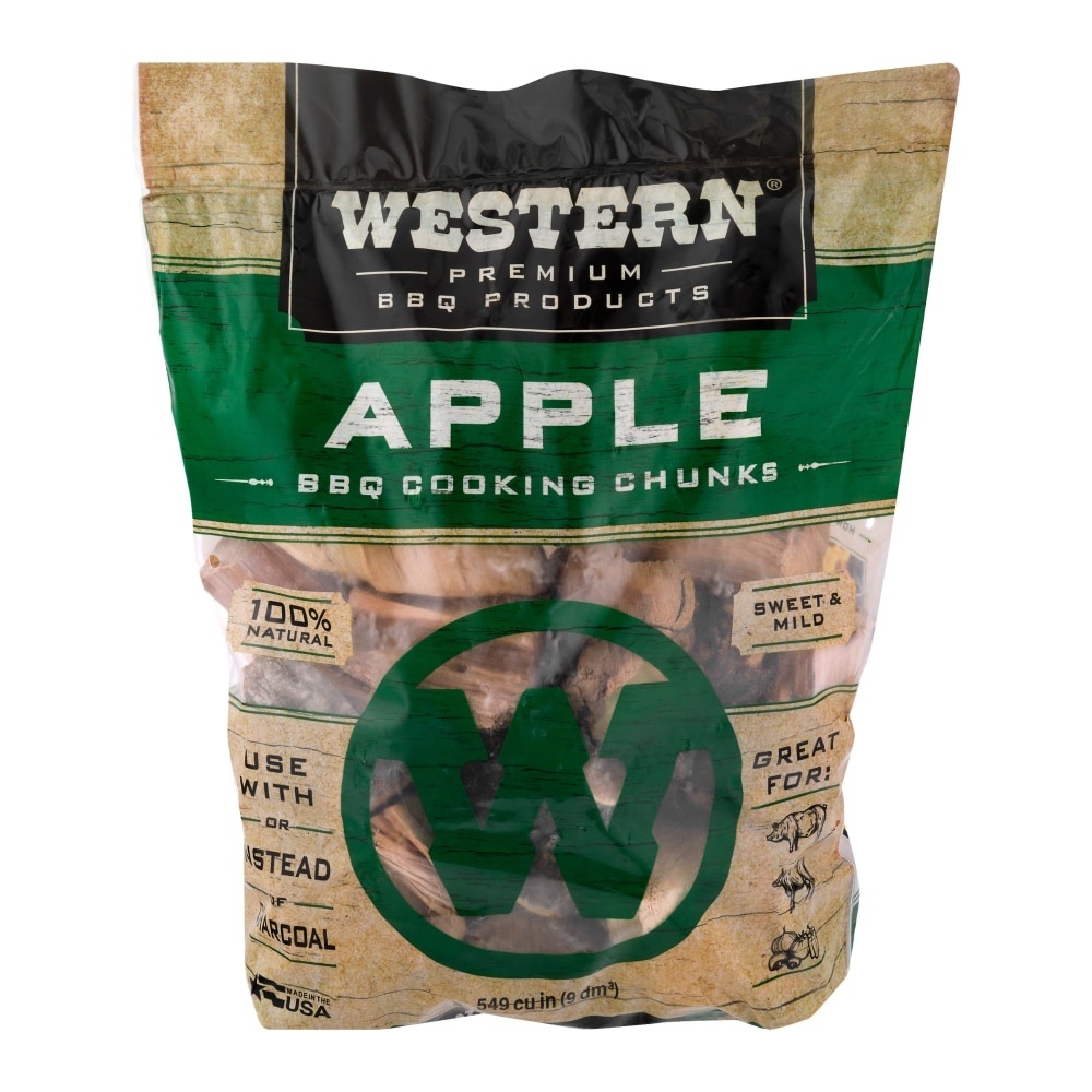 slide 1 of 1, Western Apple BBQ Cooking Chunks, 549 cu in