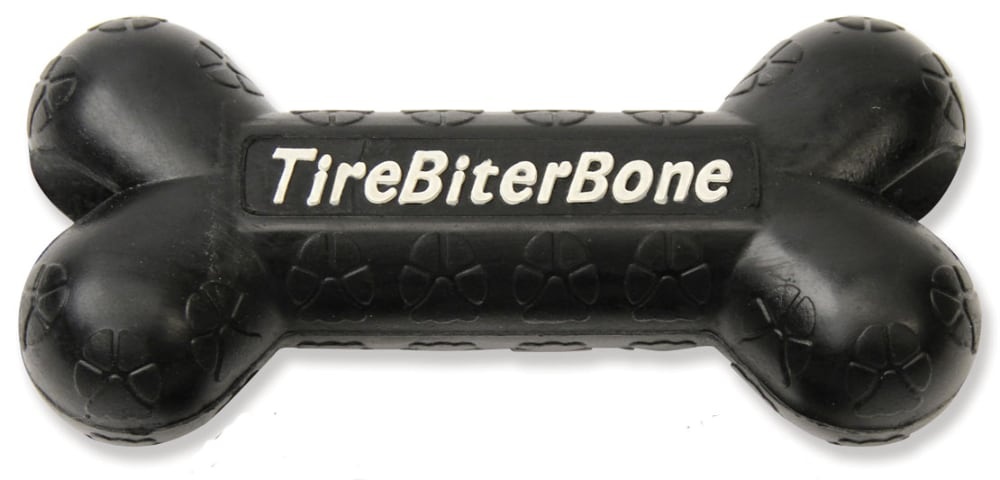 slide 1 of 1, Mammoth TireBiter Bone with Treat Station Dog Toy, LG