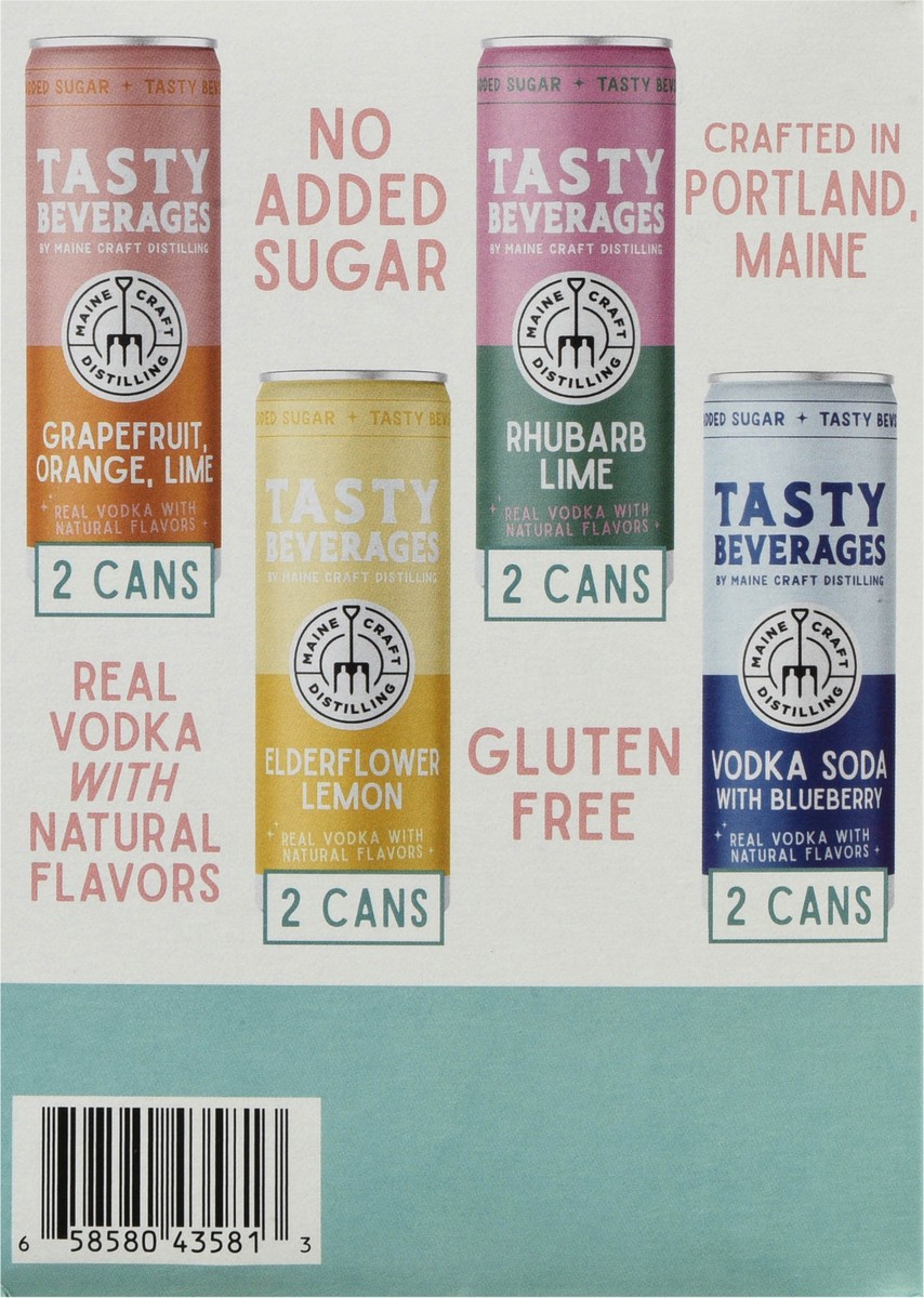 slide 7 of 12, Maine Craft Distilling No Added Sugar Gluten Free Assorted Vodka 8 - 12 fl oz Cans, 8 ct