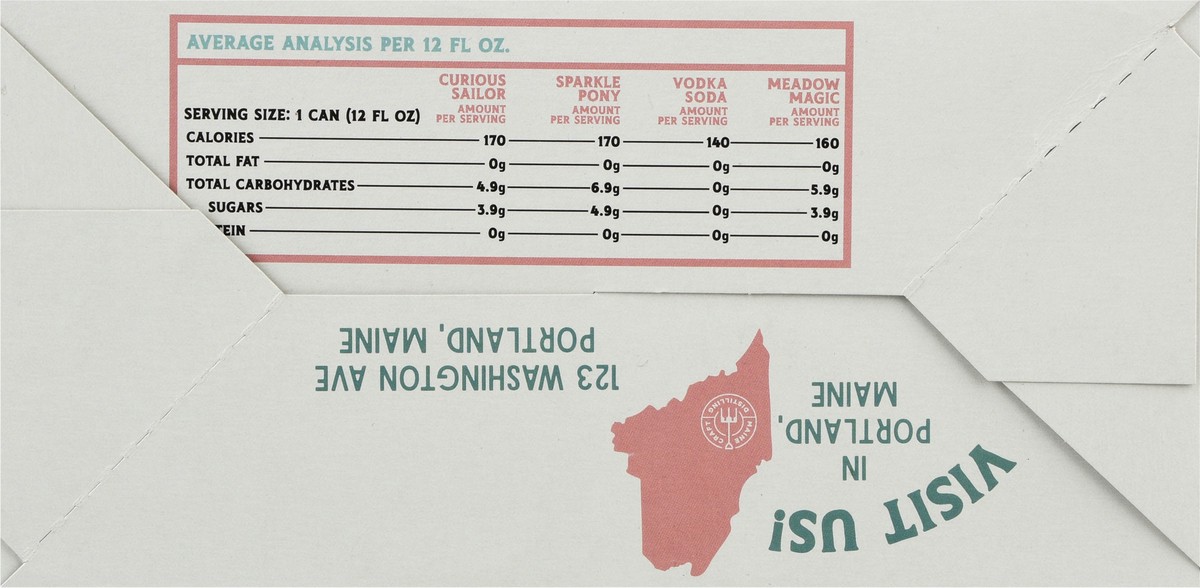 slide 10 of 12, Maine Craft Distilling No Added Sugar Gluten Free Assorted Vodka 8 - 12 fl oz Cans, 8 ct