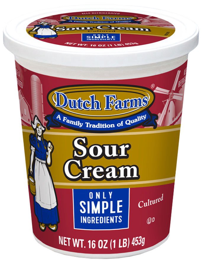slide 1 of 1, Dutch Farms Sour Cream, 16 oz