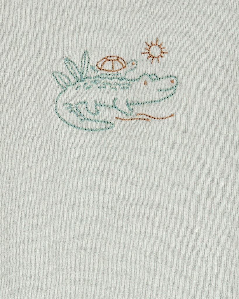 slide 2 of 5, Carter's Baby 4-Piece Alligator Outfit Set - Green Green PRE, 4 pc