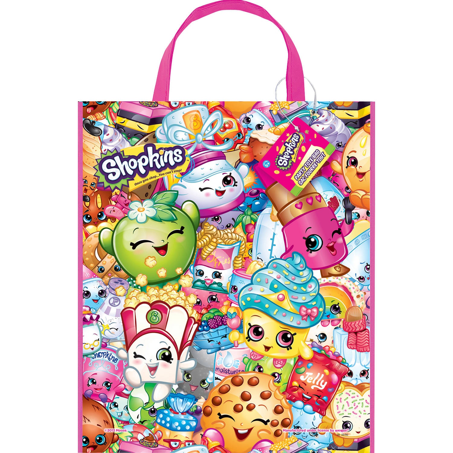 slide 1 of 1, Unique Industries Shopkins Tote Bag, 1 ct